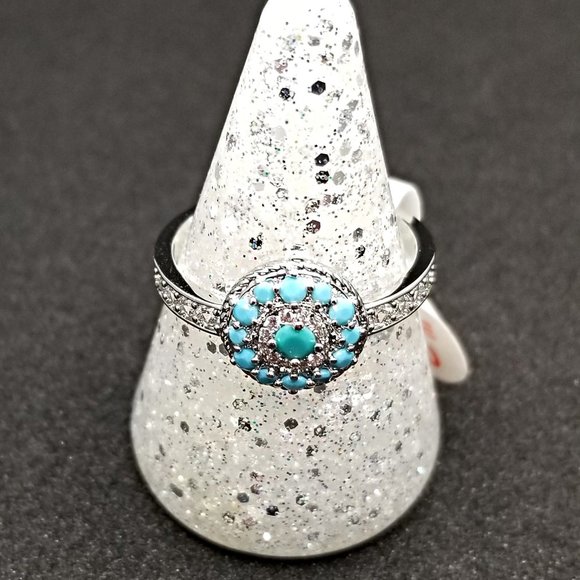 Turquoise Ring Size 10 Ring Bomb Party - Picture 2 of 5